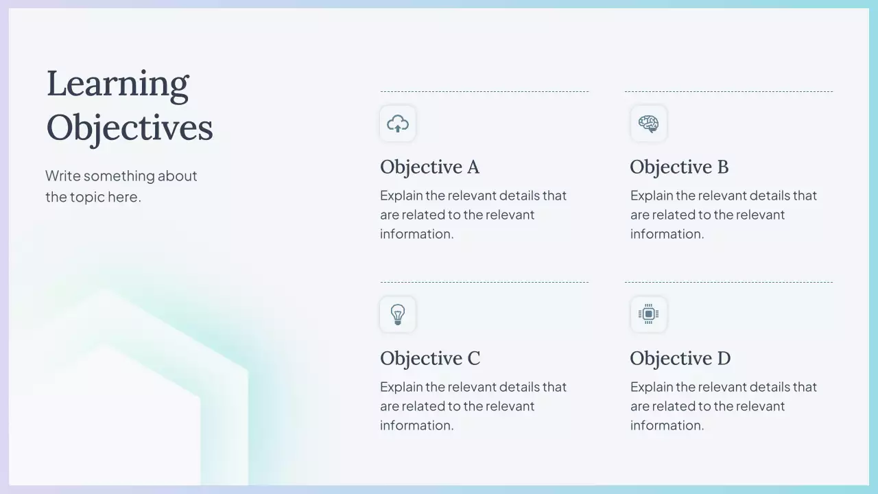 Presentasi Kursus AI Sederhana Biru