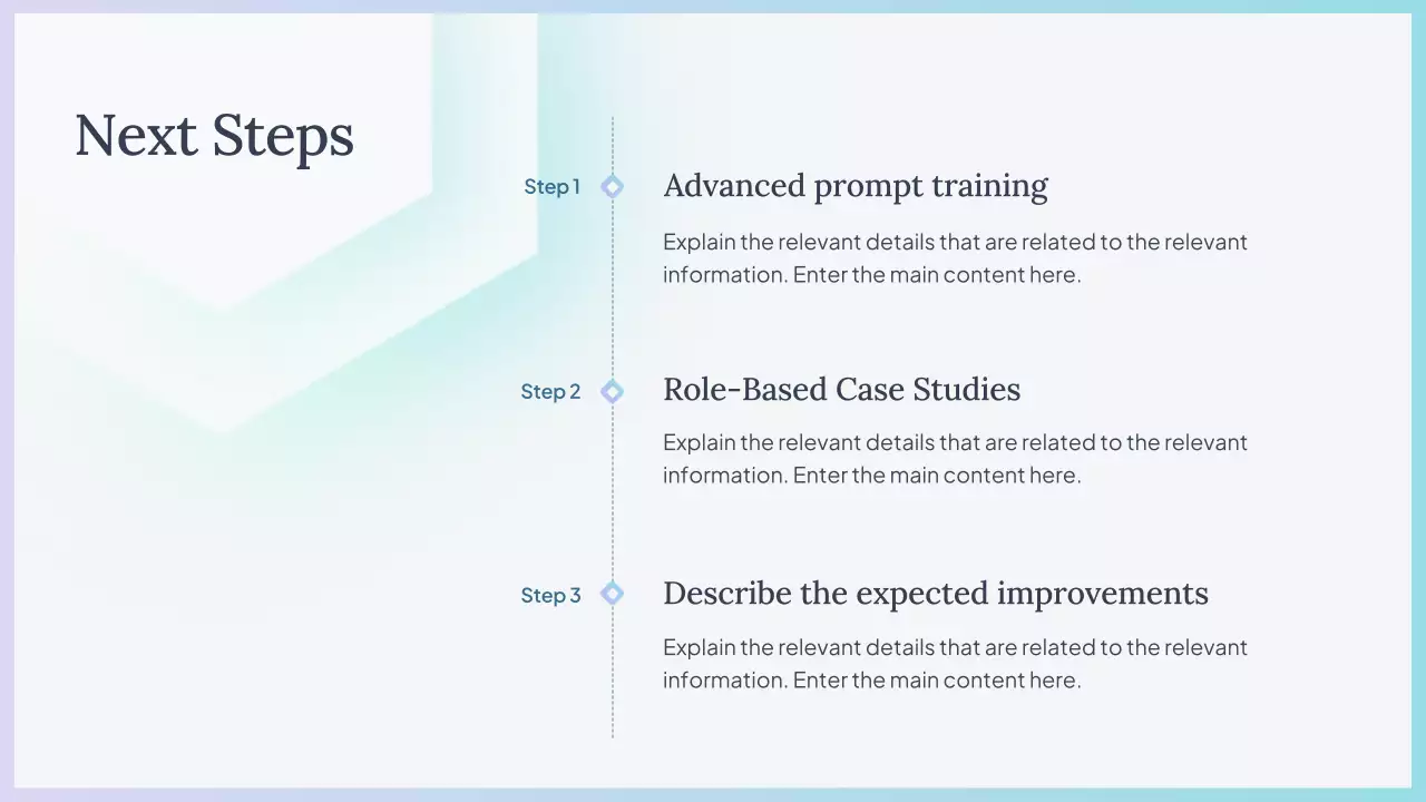 Presentasi Kursus AI Sederhana Biru