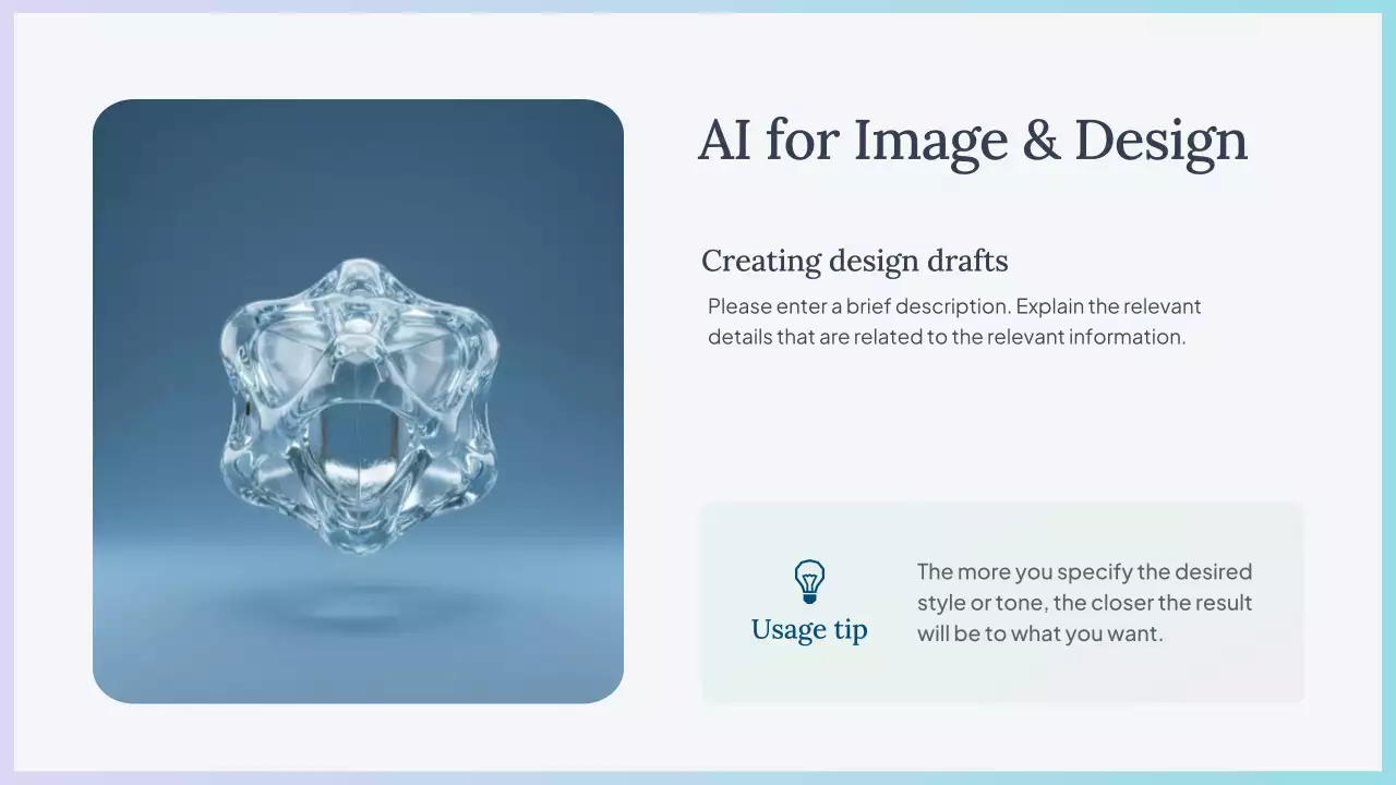 Presentasi Kursus AI Sederhana Biru