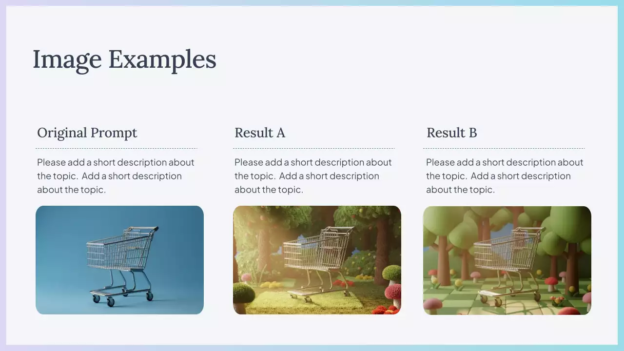 Presentasi Kursus AI Sederhana Biru