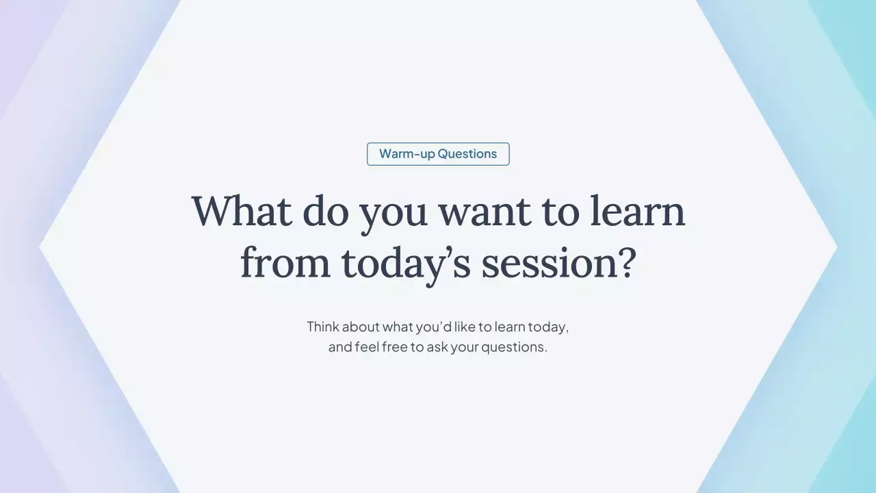 Presentasi Kursus AI Sederhana Biru