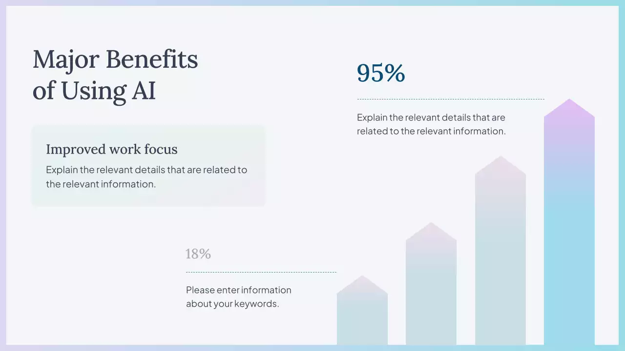 Presentasi Kursus AI Sederhana Biru