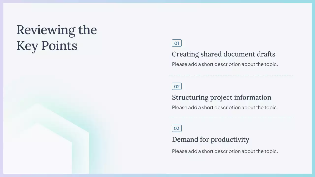 Presentasi Kursus AI Sederhana Biru