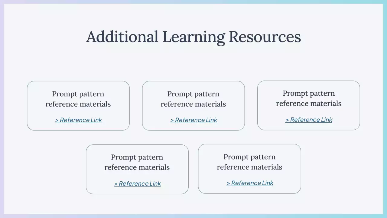 Presentasi Kursus AI Sederhana Biru