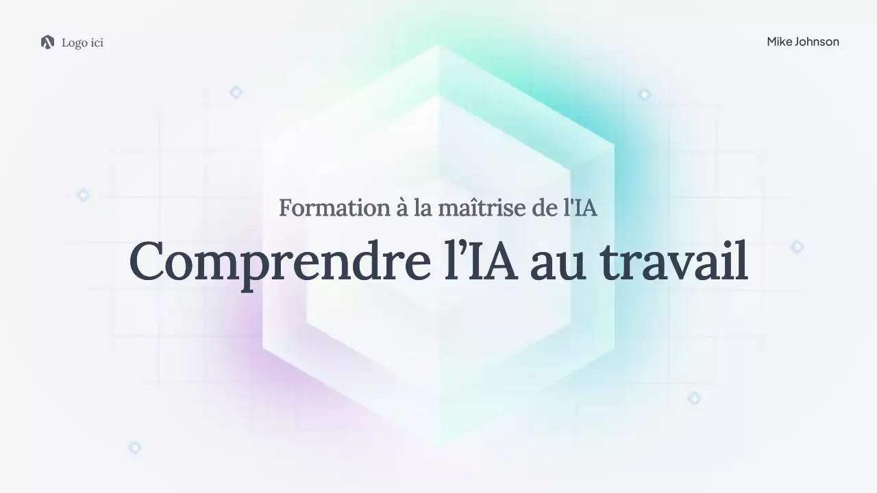 Présentation du cours Blue Simple AI