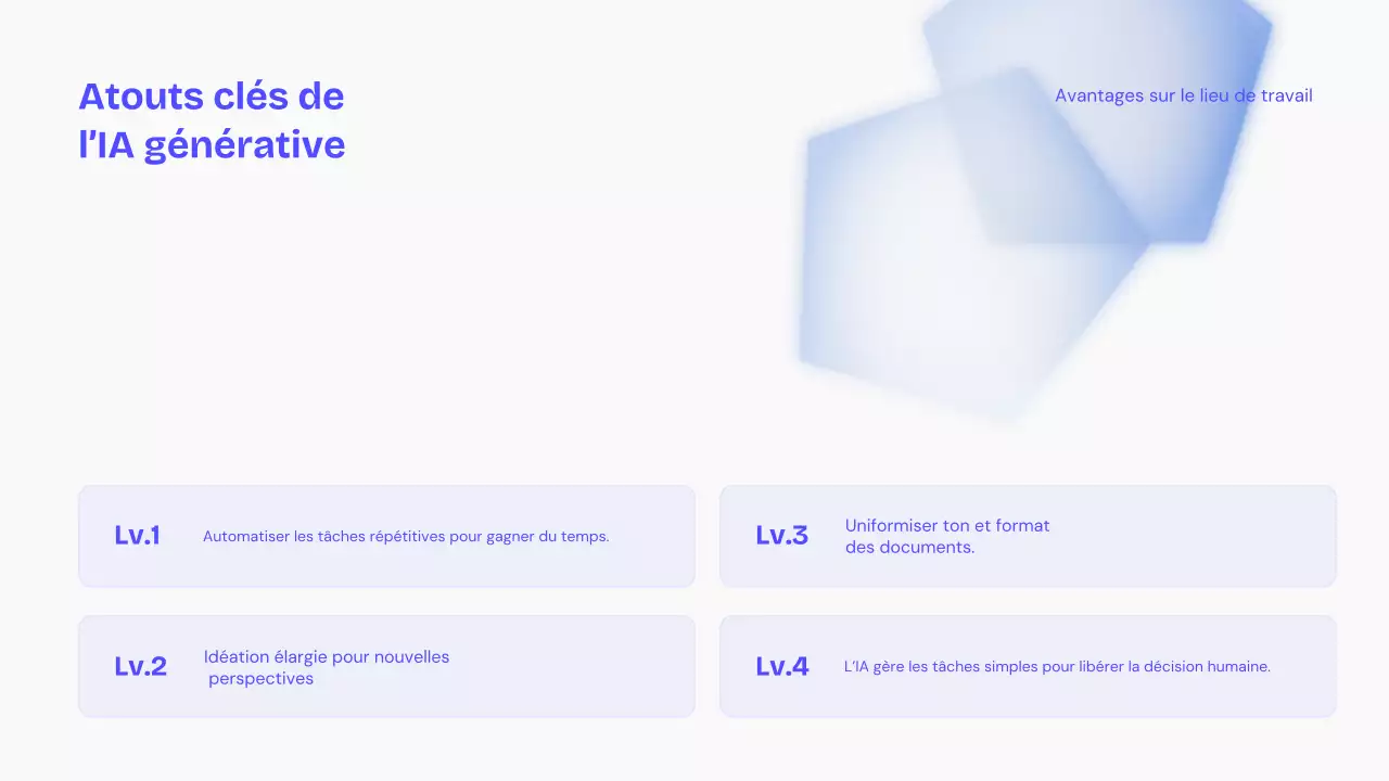 Conférence sur l'IA moderne bleue