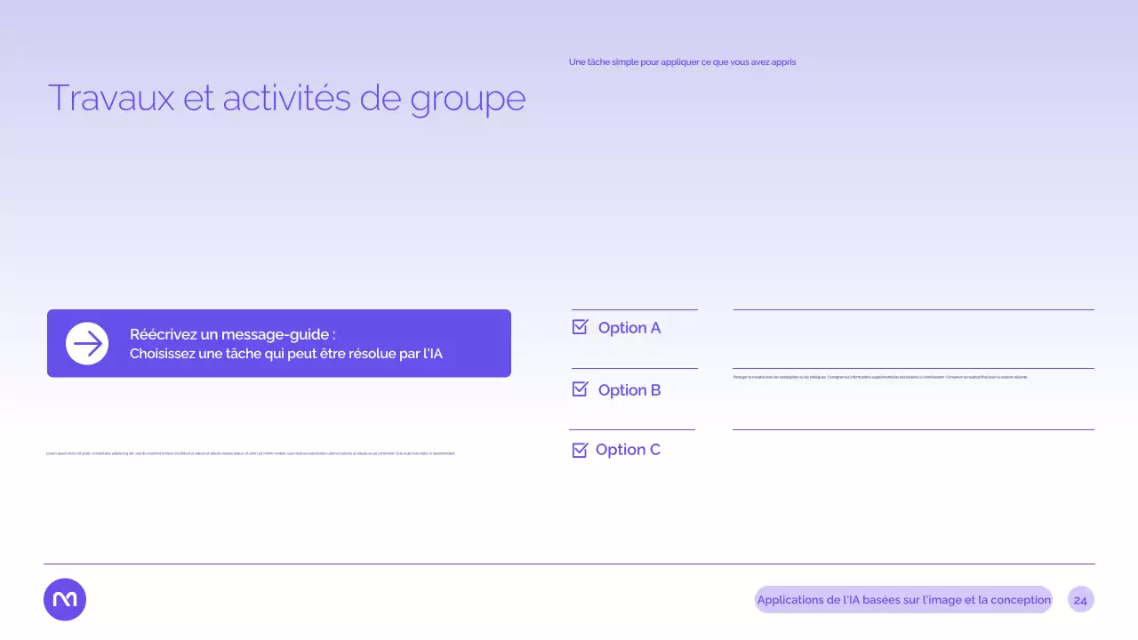 Présentation du cours Purple Modern AI