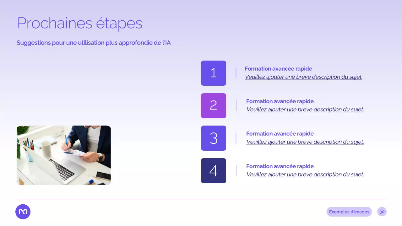 Présentation du cours Purple Modern AI