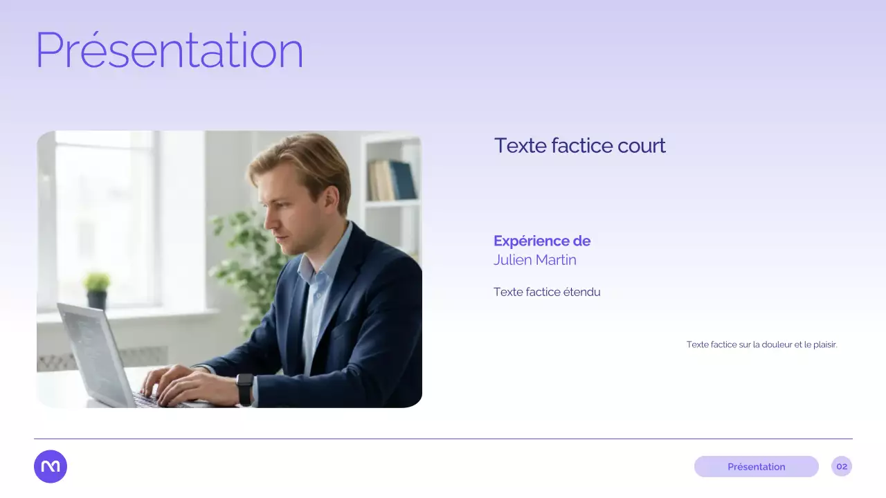 Présentation du cours Purple Modern AI