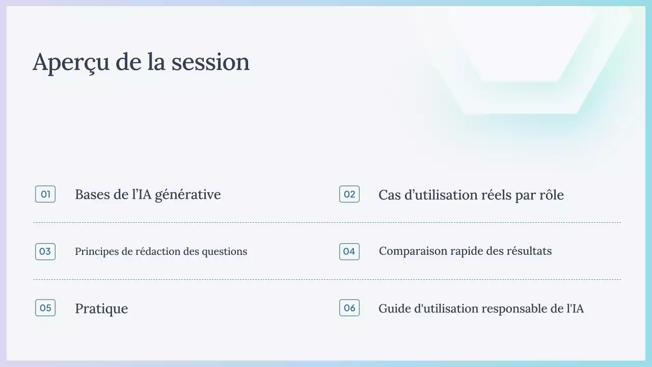 Présentation du cours Blue Simple AI