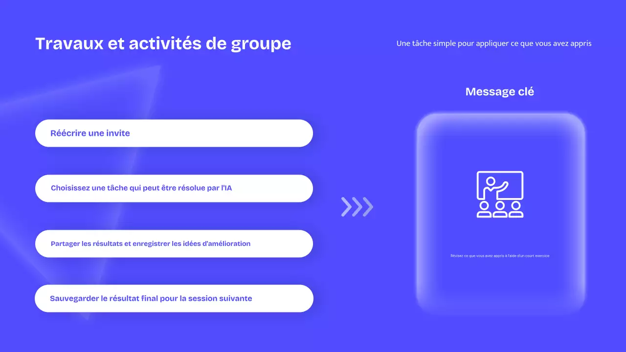 Conférence sur l'IA moderne bleue