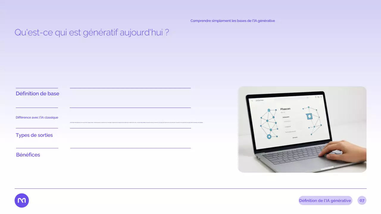 Présentation du cours Purple Modern AI