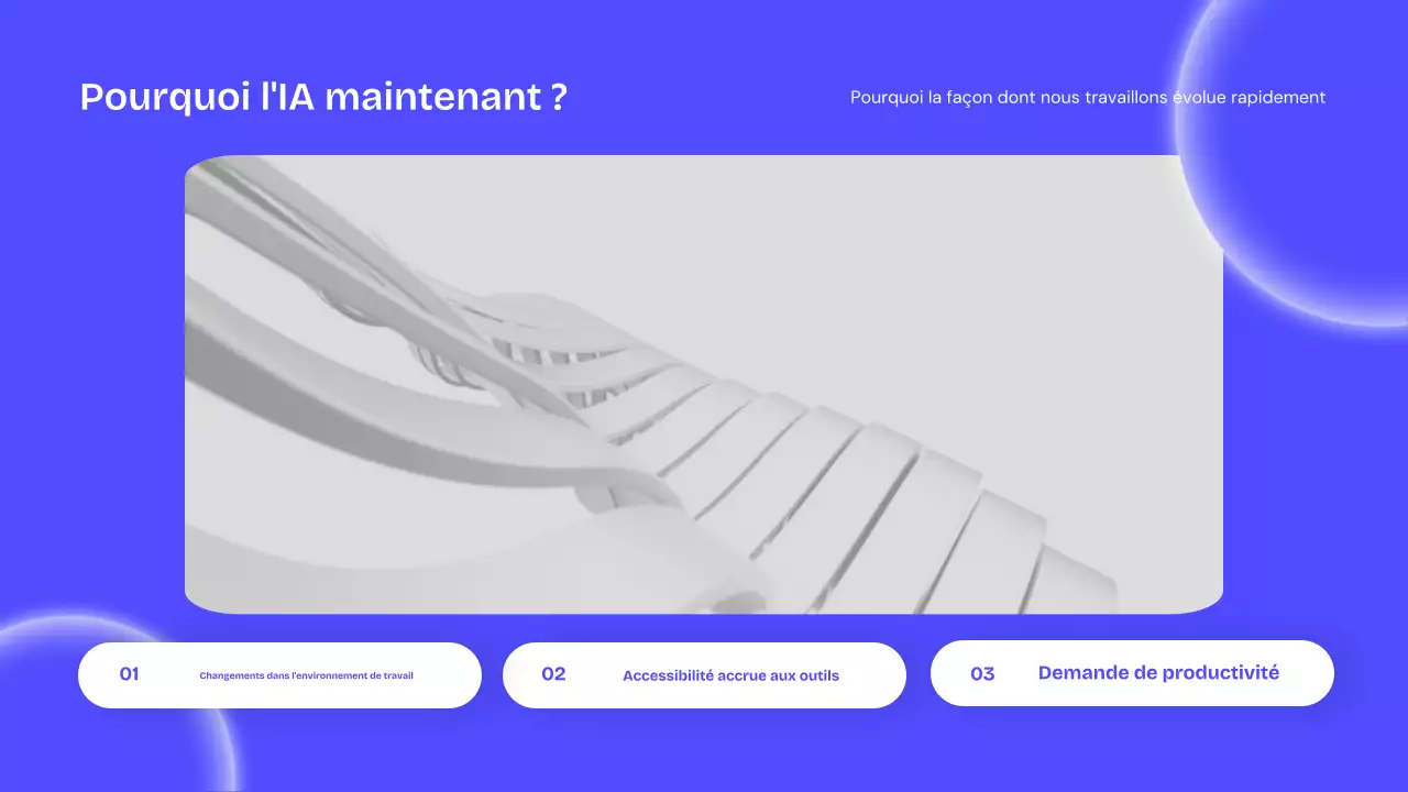 Conférence sur l'IA moderne bleue