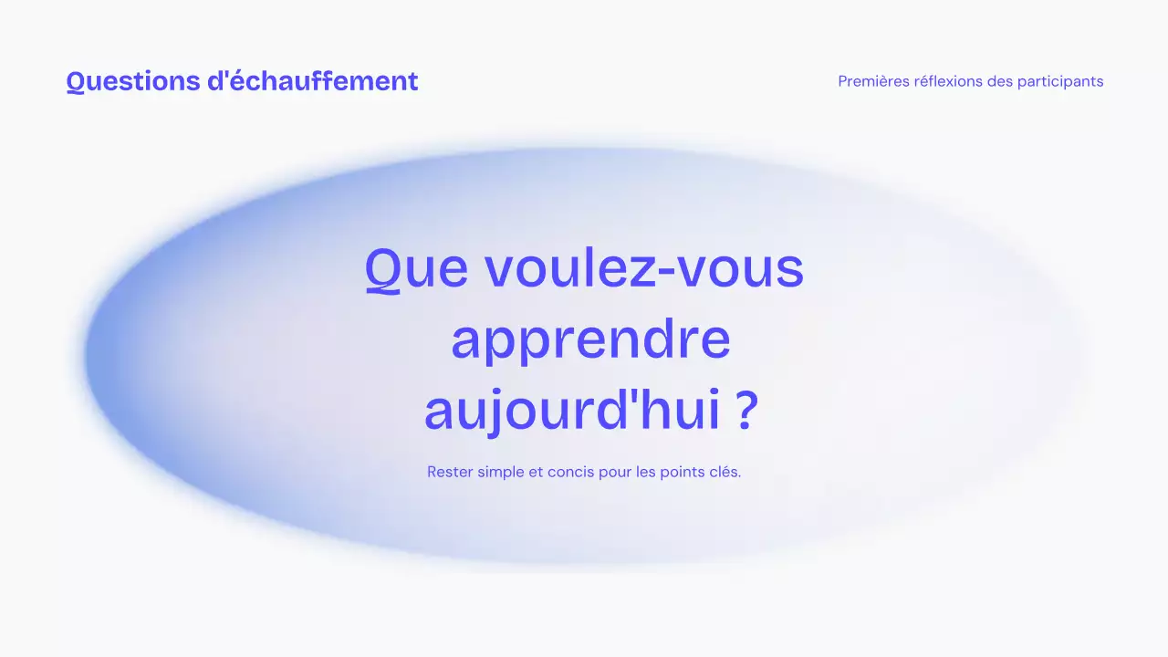 Conférence sur l'IA moderne bleue