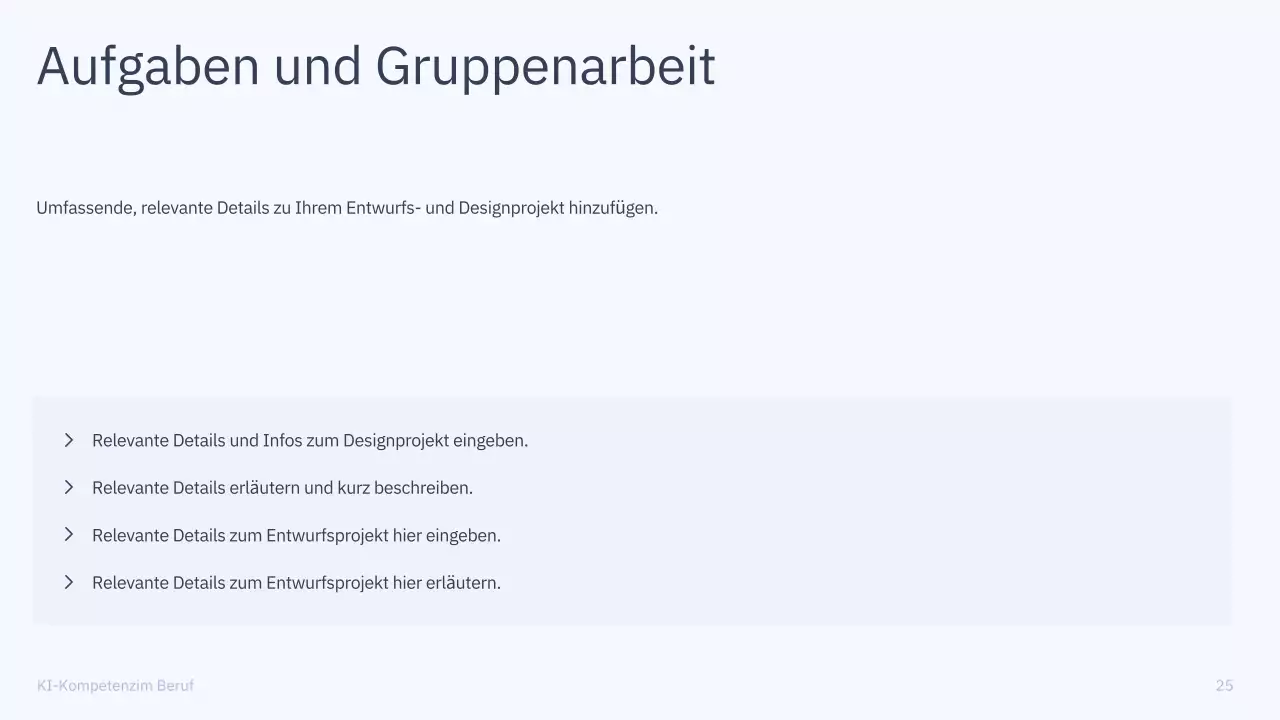 Präsentation des einfachen KI-Kurses „Blau und Grau“