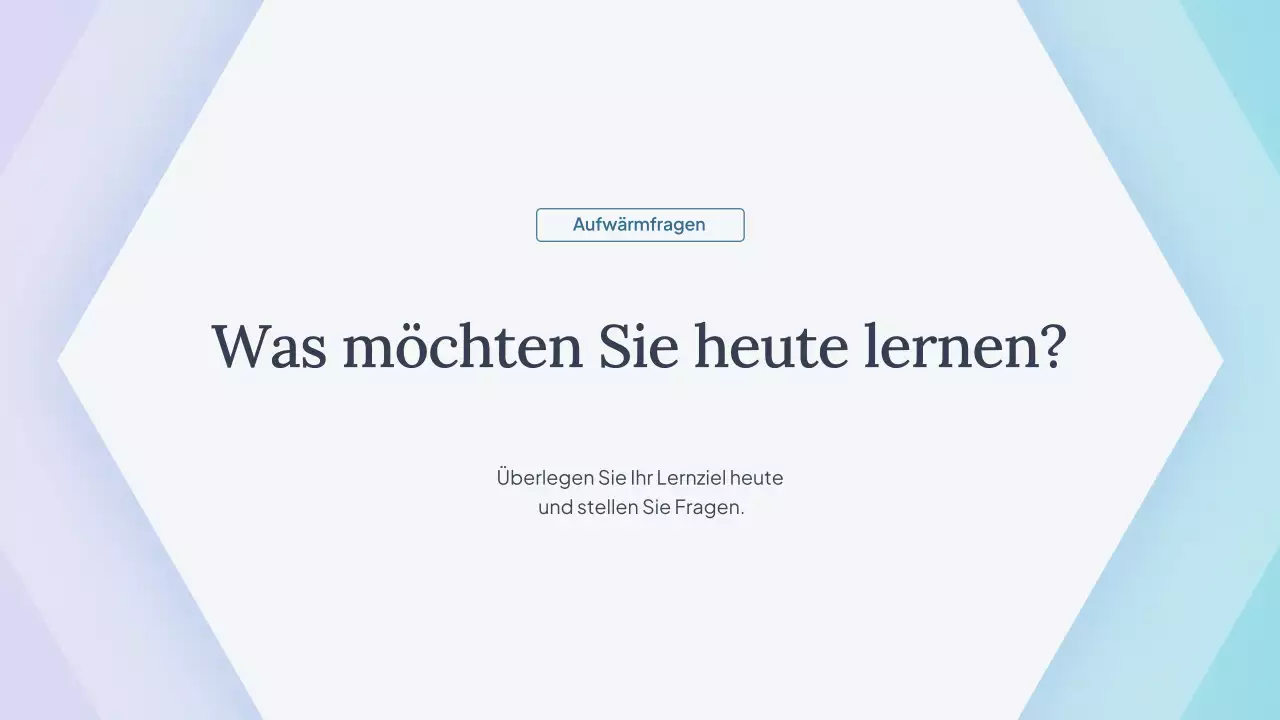 Präsentation des Blue Simple AI-Kurses