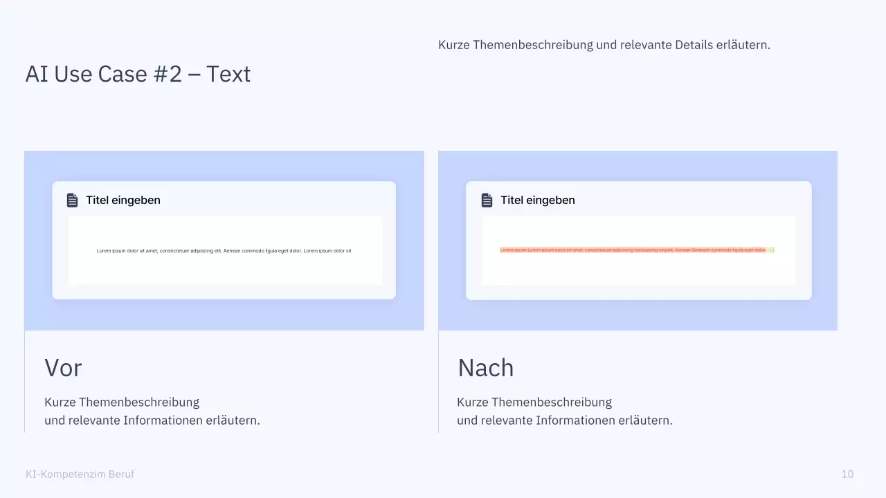 Präsentation des einfachen KI-Kurses „Blau und Grau“