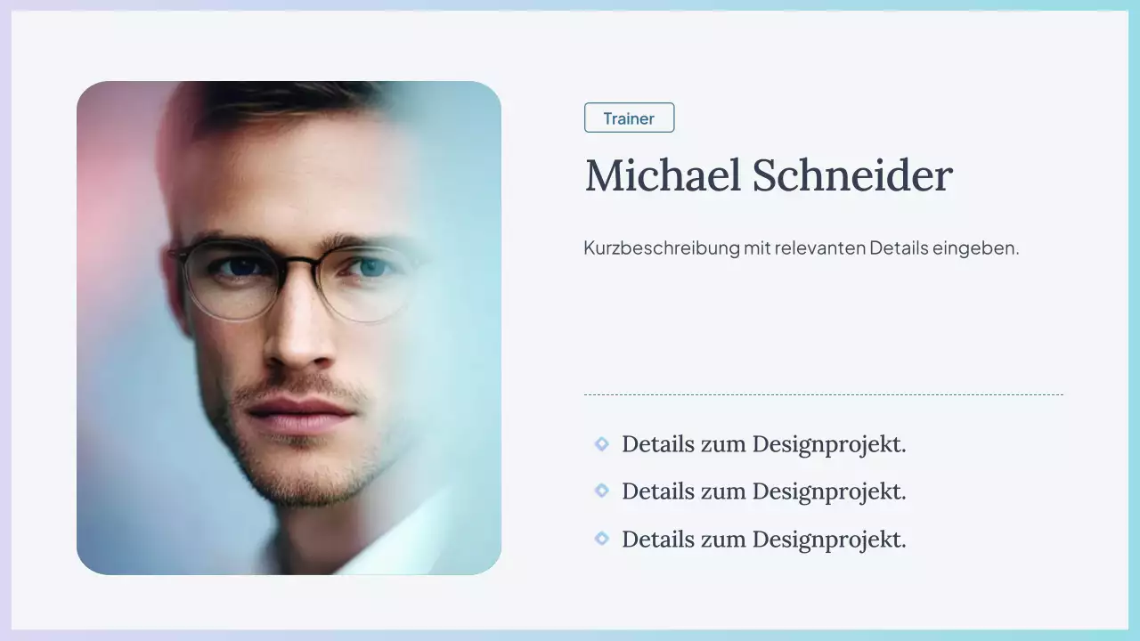 Präsentation des Blue Simple AI-Kurses