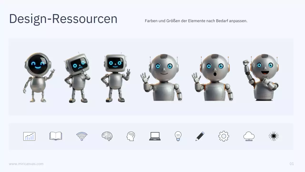 Präsentation des einfachen KI-Kurses „Blau und Grau“