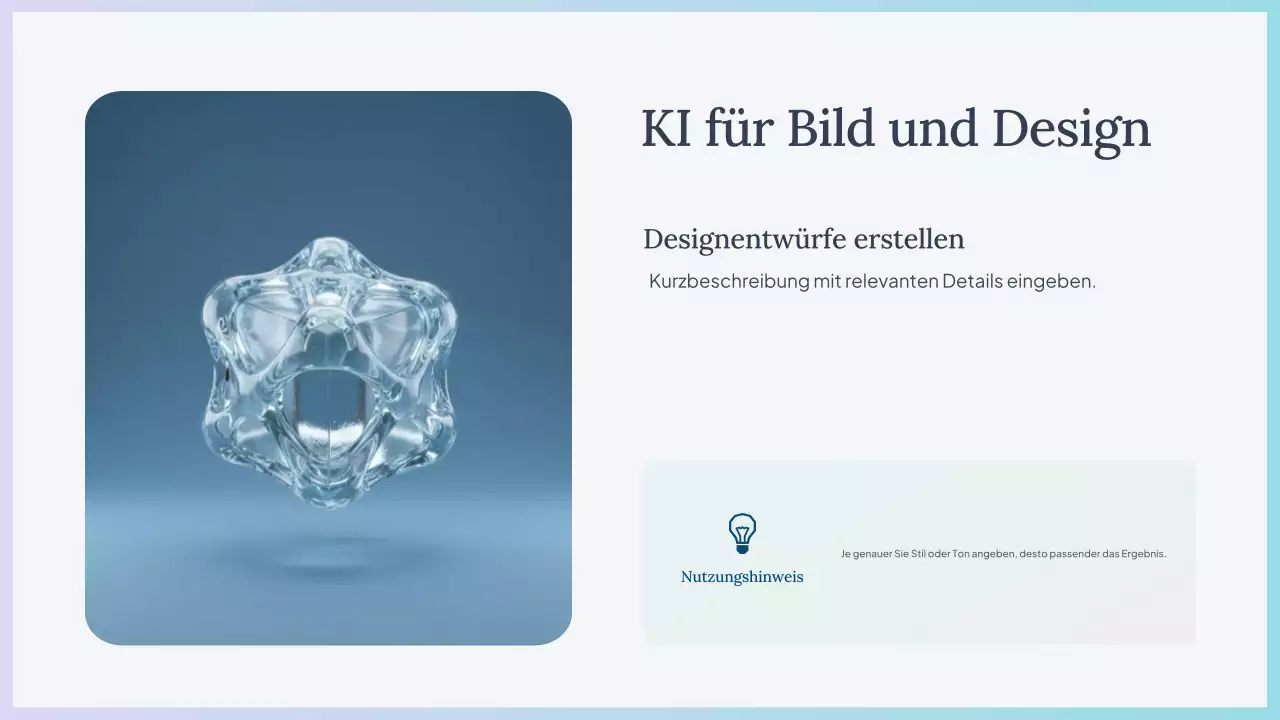 Präsentation des Blue Simple AI-Kurses
