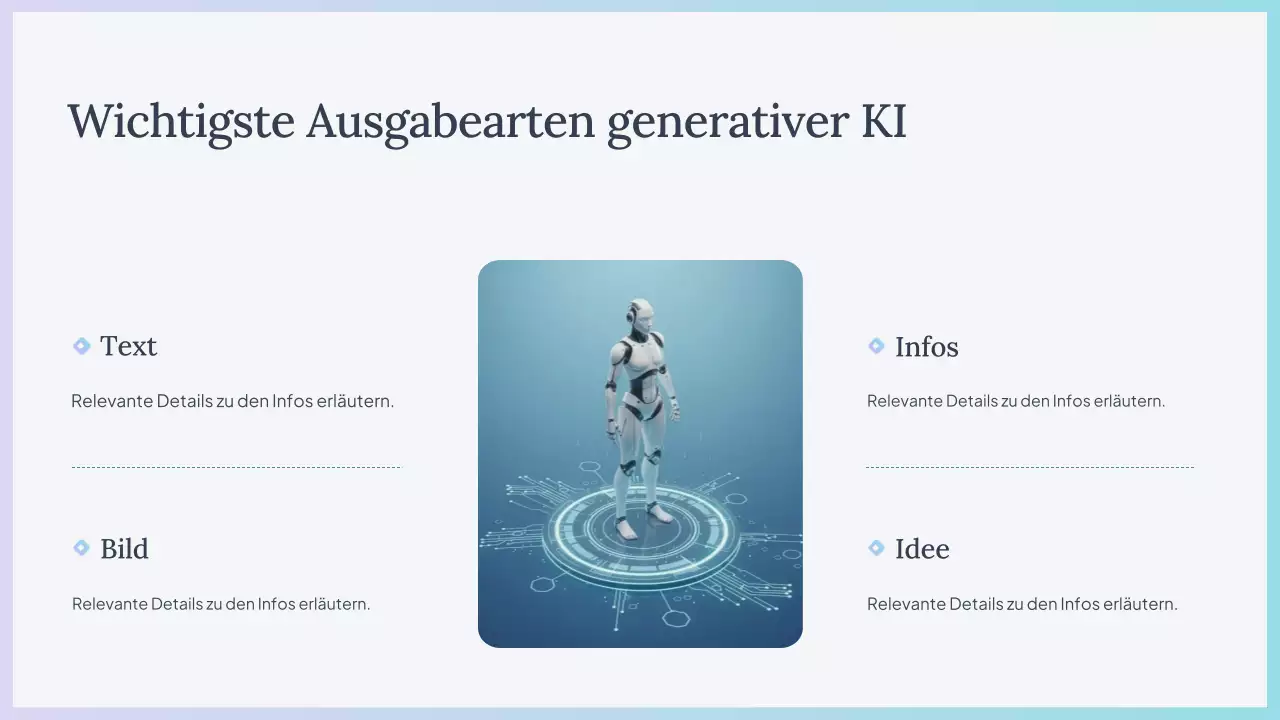 Präsentation des Blue Simple AI-Kurses