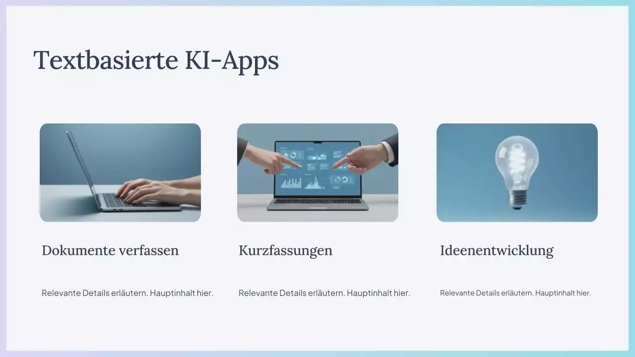 Präsentation des Blue Simple AI-Kurses