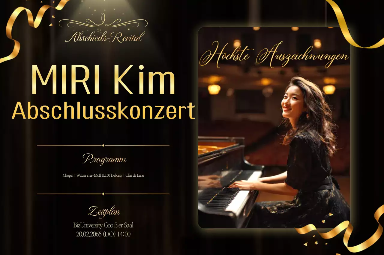 Schwarze klassische Abschlussfeier