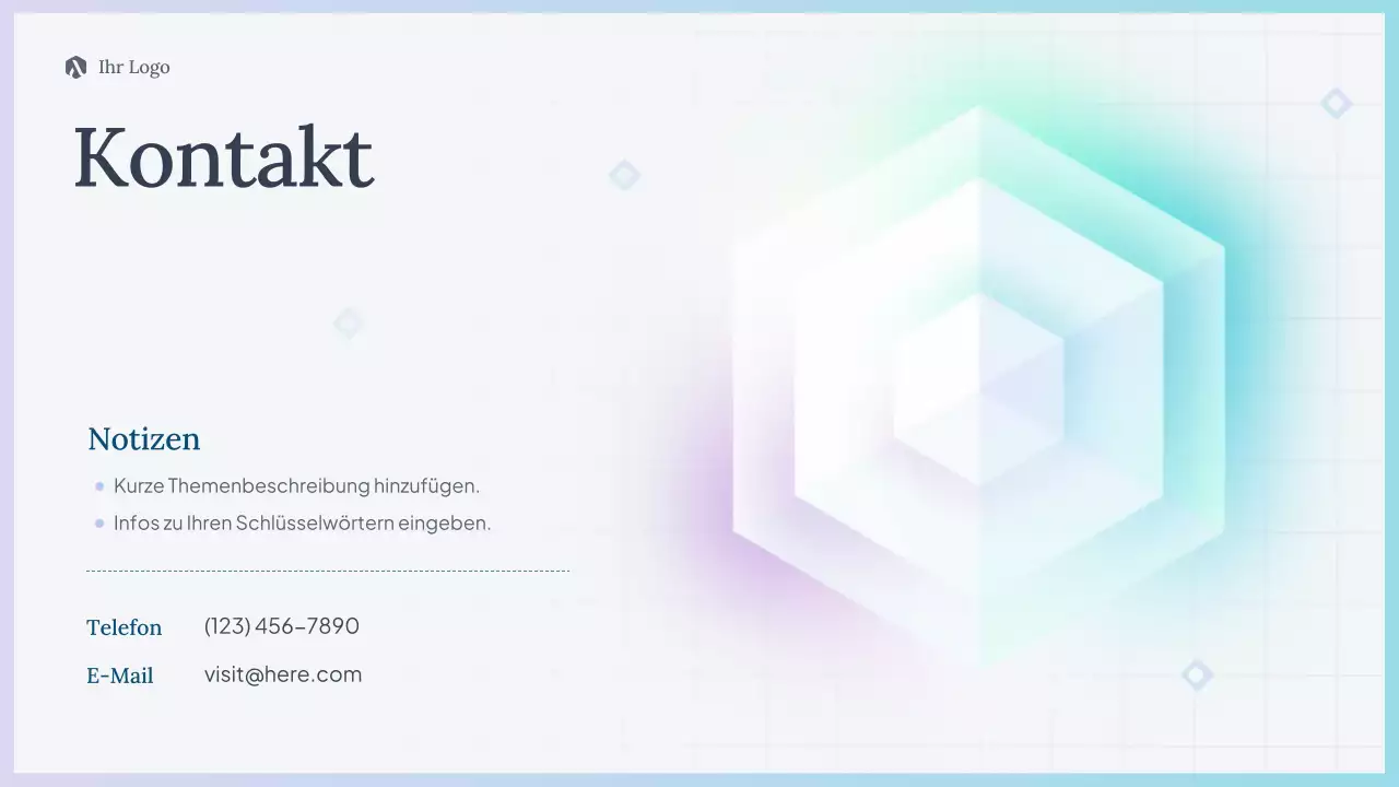 Präsentation des Blue Simple AI-Kurses