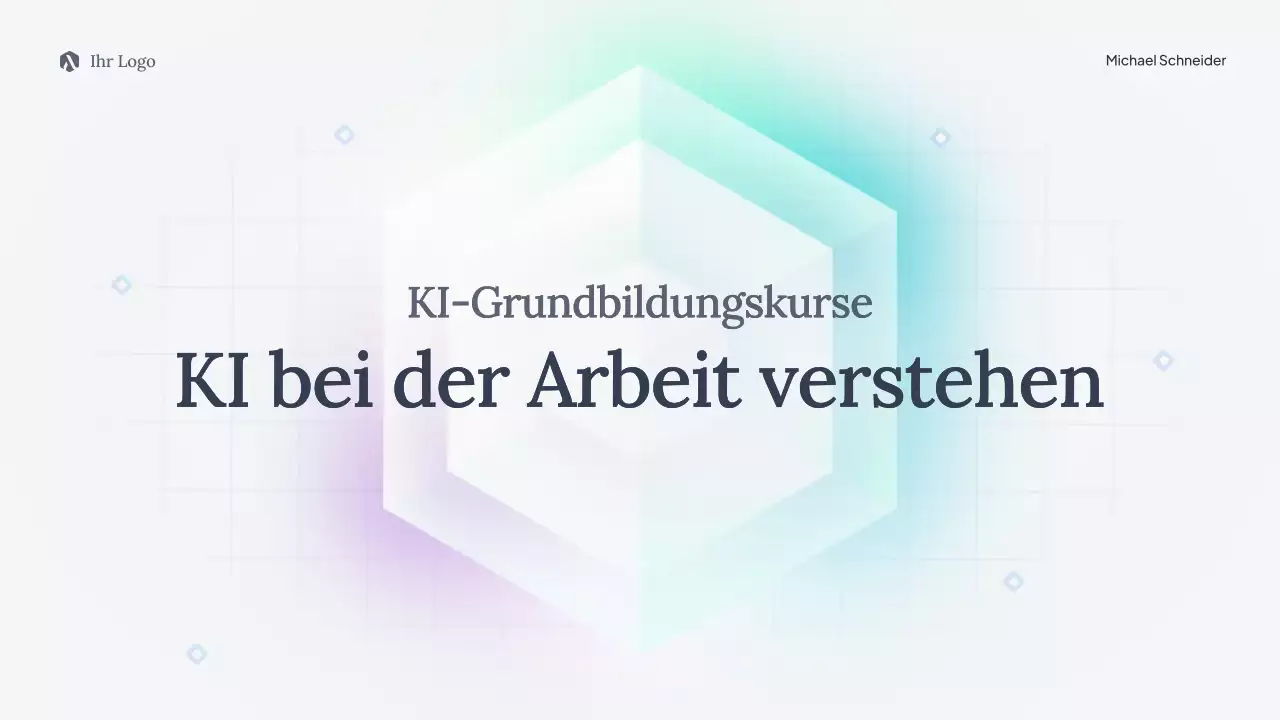 Präsentation des Blue Simple AI-Kurses