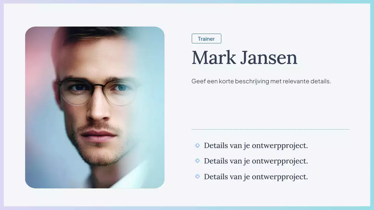 Blue Simple AI cursuspresentatie