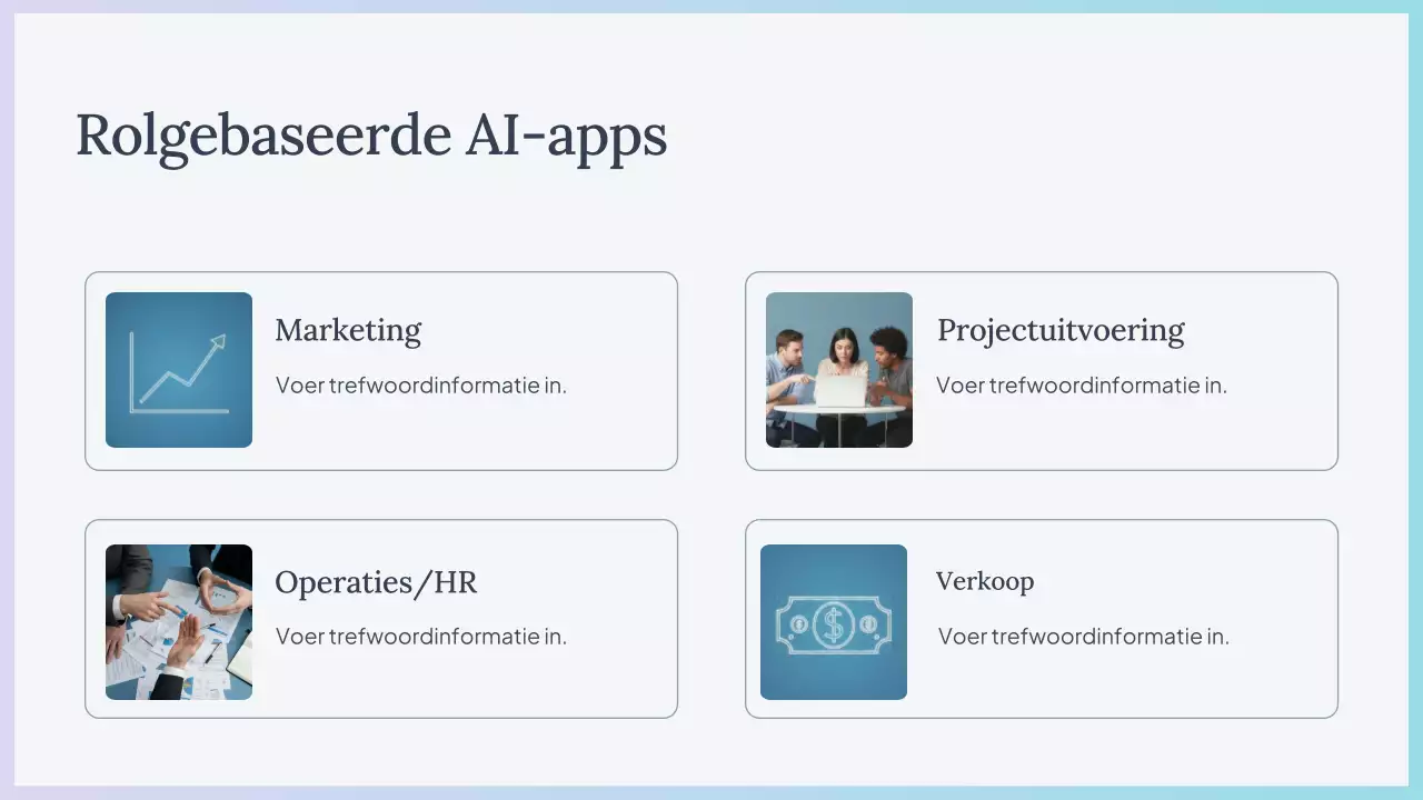 Blue Simple AI cursuspresentatie
