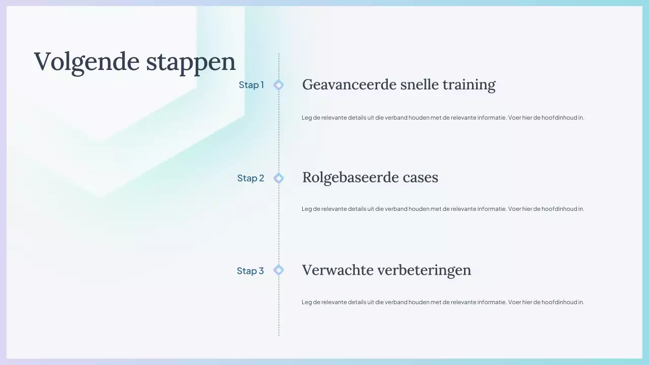 Blue Simple AI cursuspresentatie
