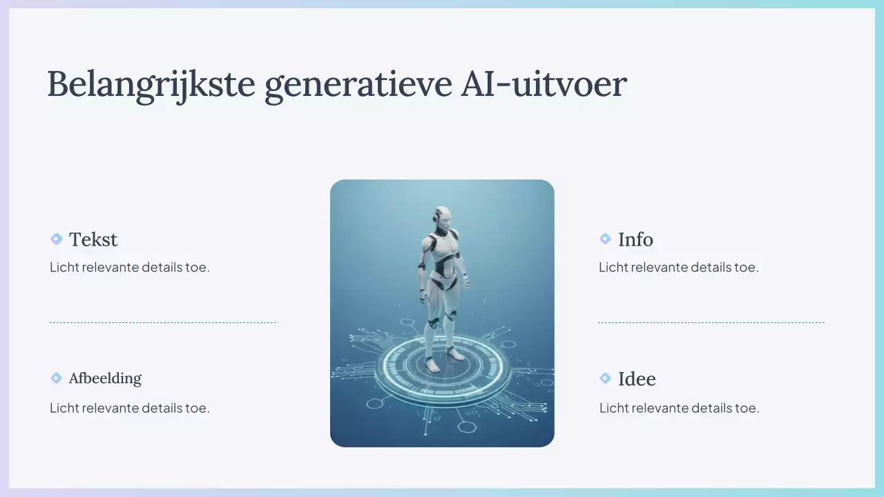 Blue Simple AI cursuspresentatie