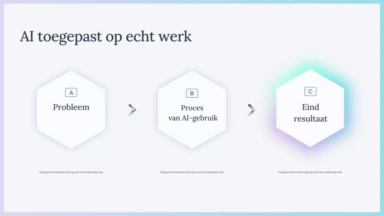 Blue Simple AI cursuspresentatie