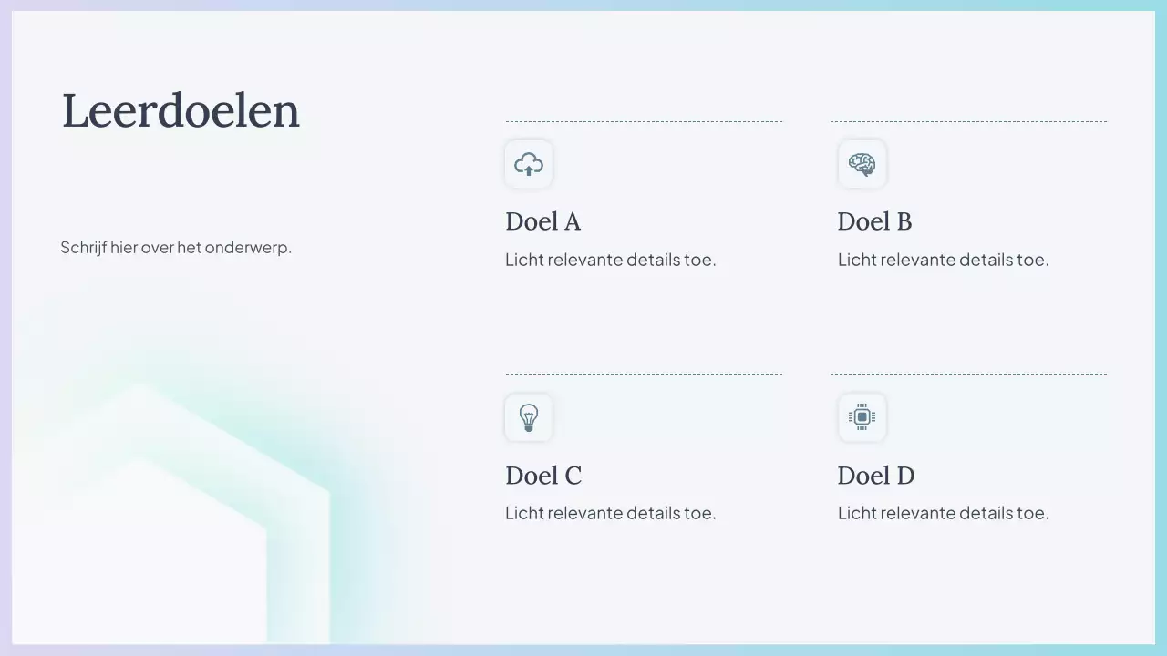 Blue Simple AI cursuspresentatie