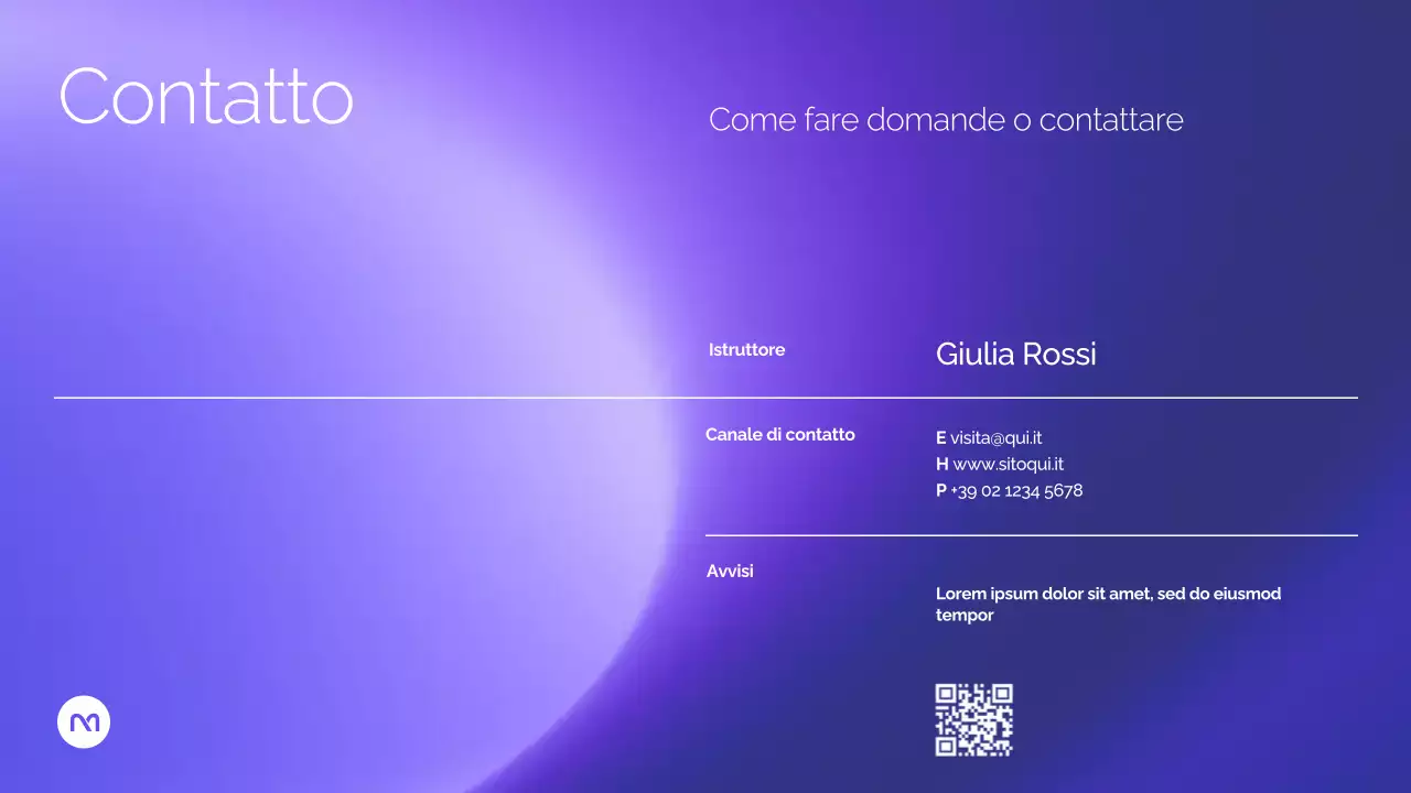 Presentazione del corso di intelligenza artificiale moderna viola