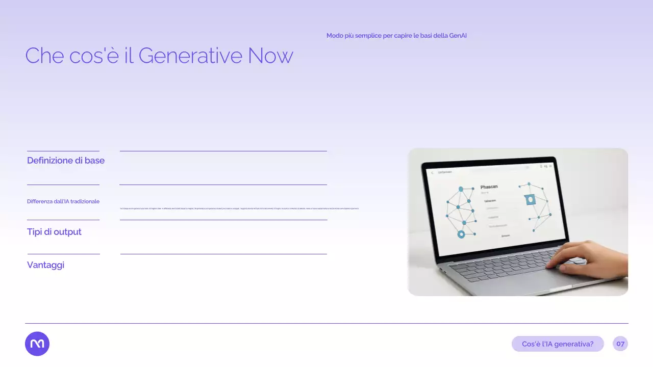 Presentazione del corso di intelligenza artificiale moderna viola
