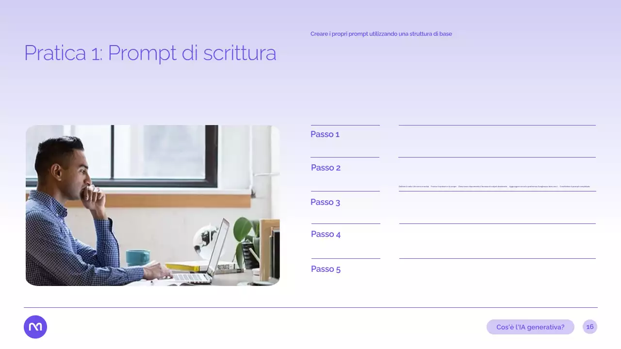 Presentazione del corso di intelligenza artificiale moderna viola