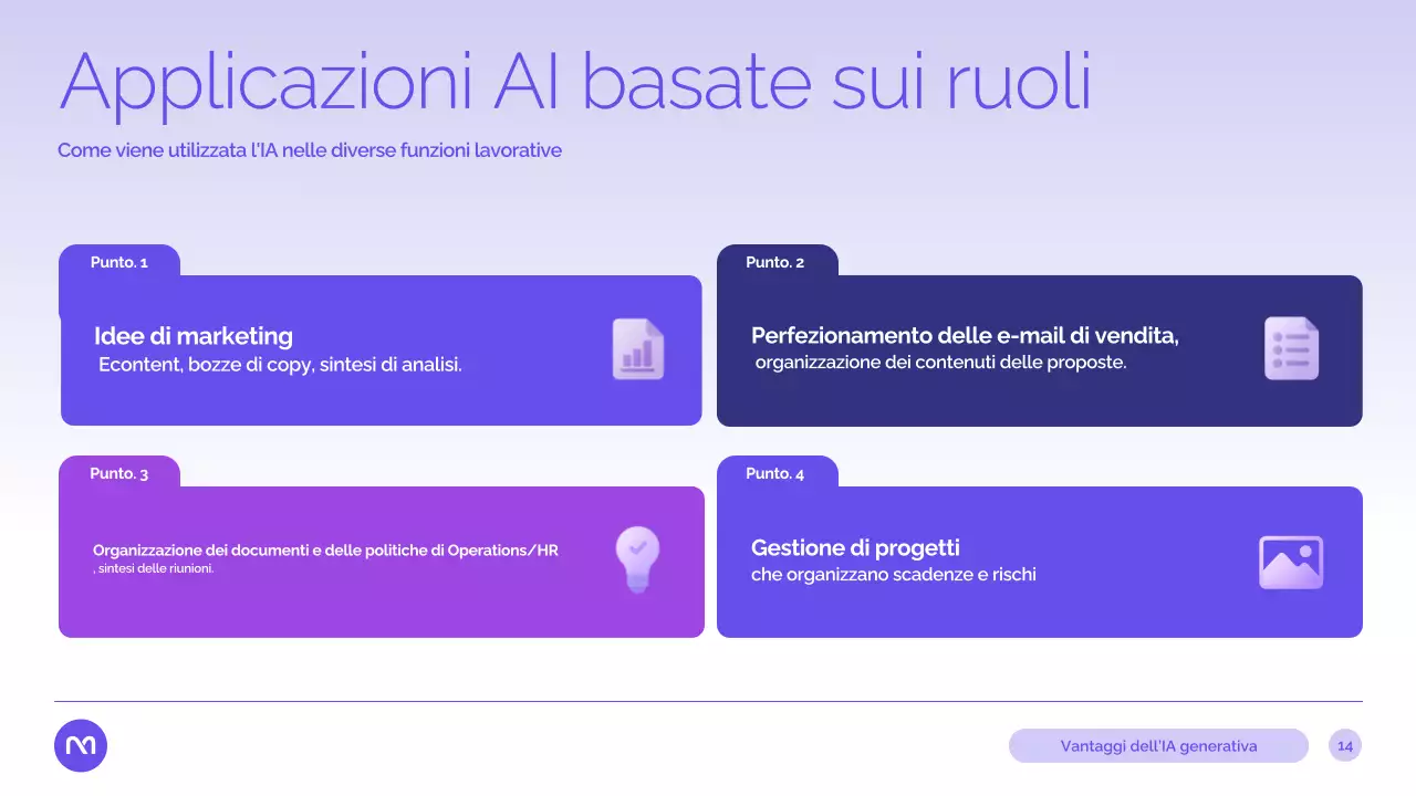 Presentazione del corso di intelligenza artificiale moderna viola