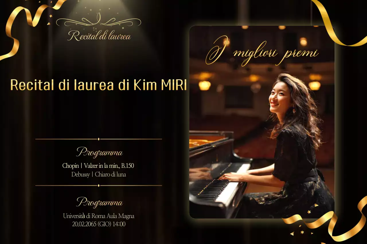 Cerimonia di laurea classica nera