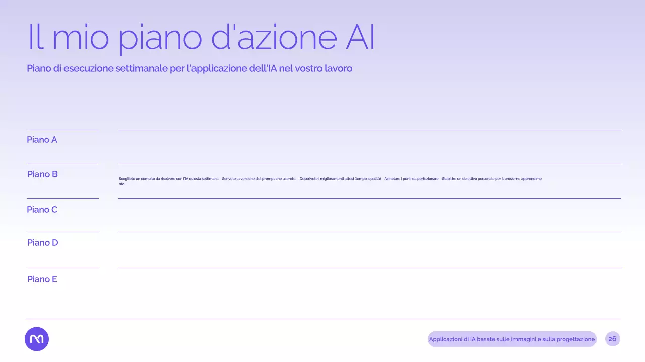 Presentazione del corso di intelligenza artificiale moderna viola