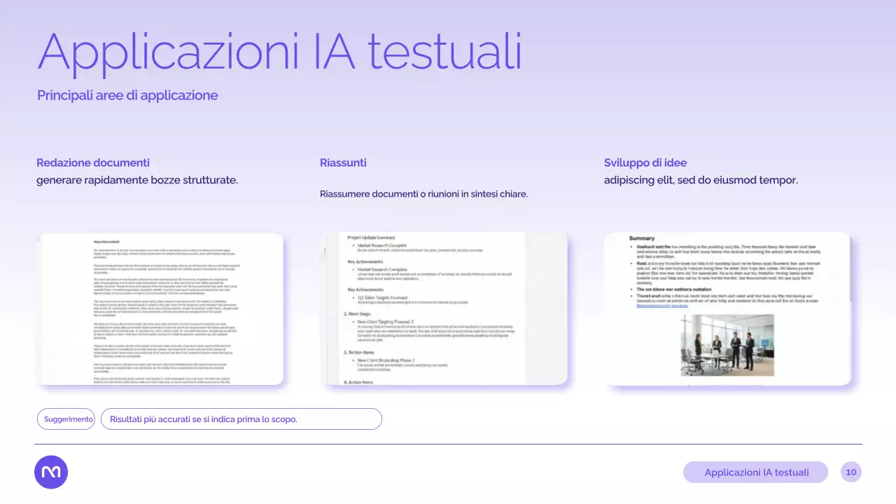 Presentazione del corso di intelligenza artificiale moderna viola