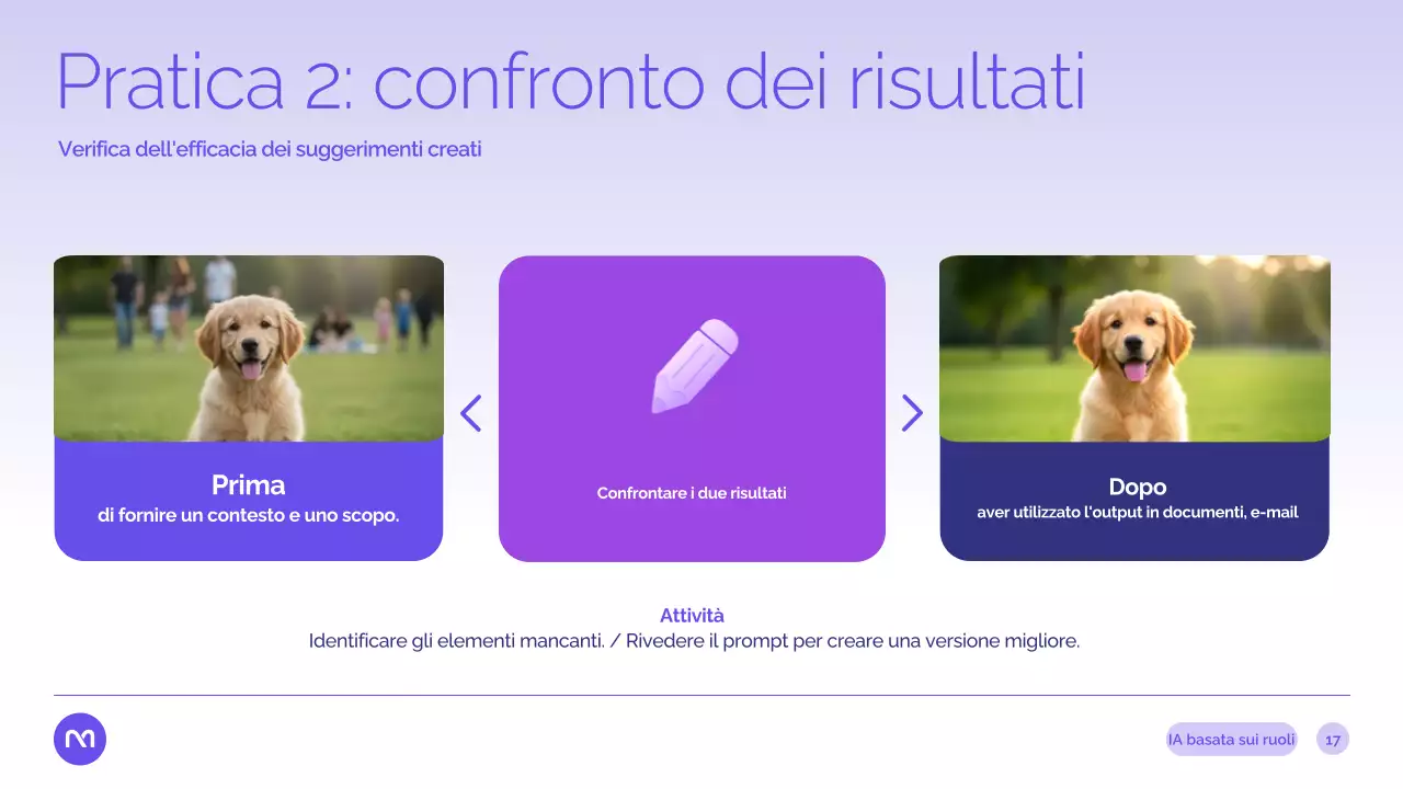 Presentazione del corso di intelligenza artificiale moderna viola