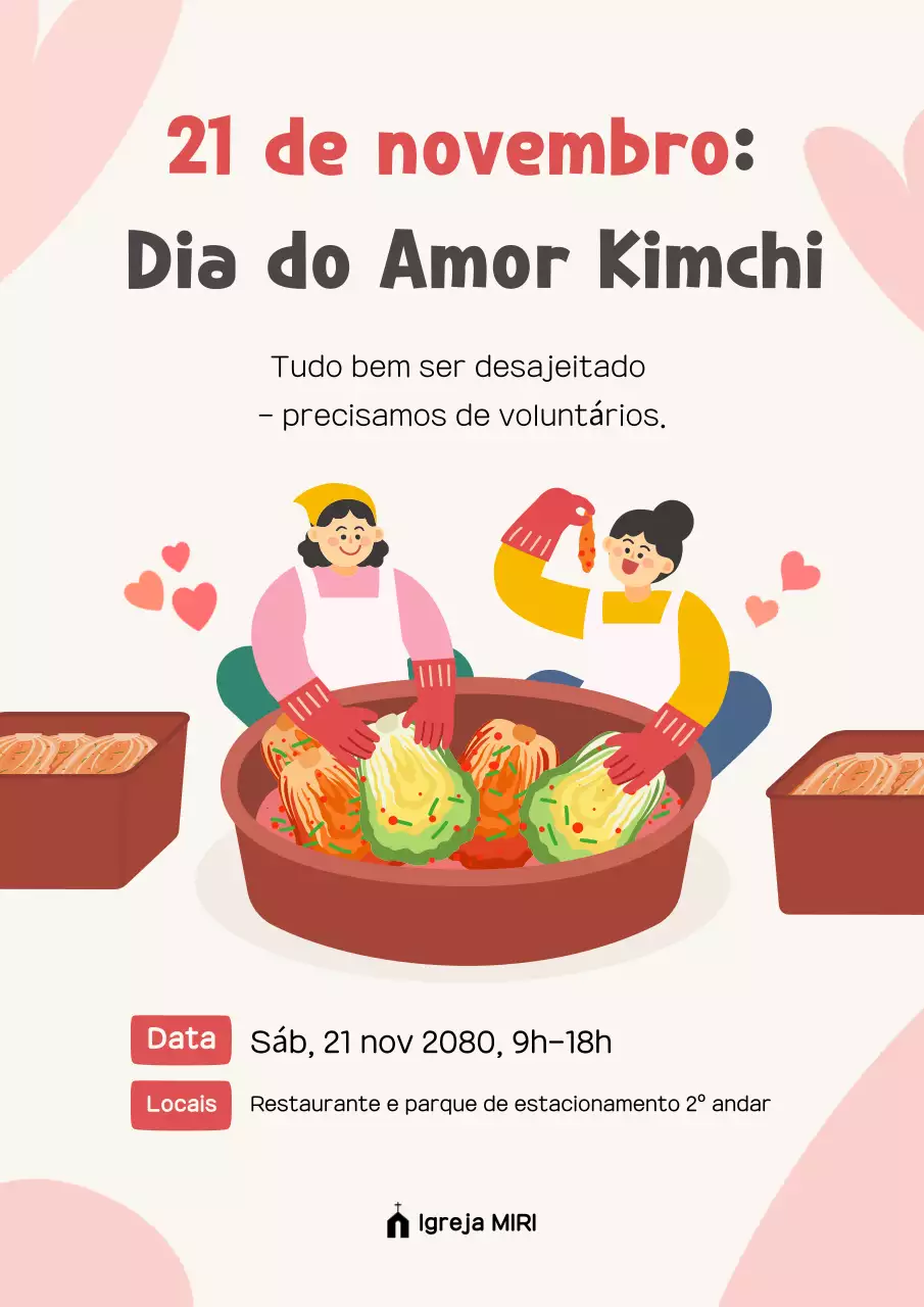 Evento Pink Baby Kimchi