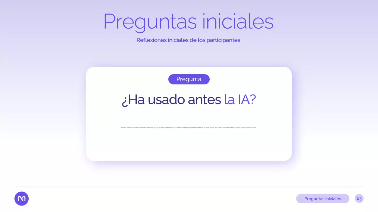 Presentación del curso Purple Modern AI