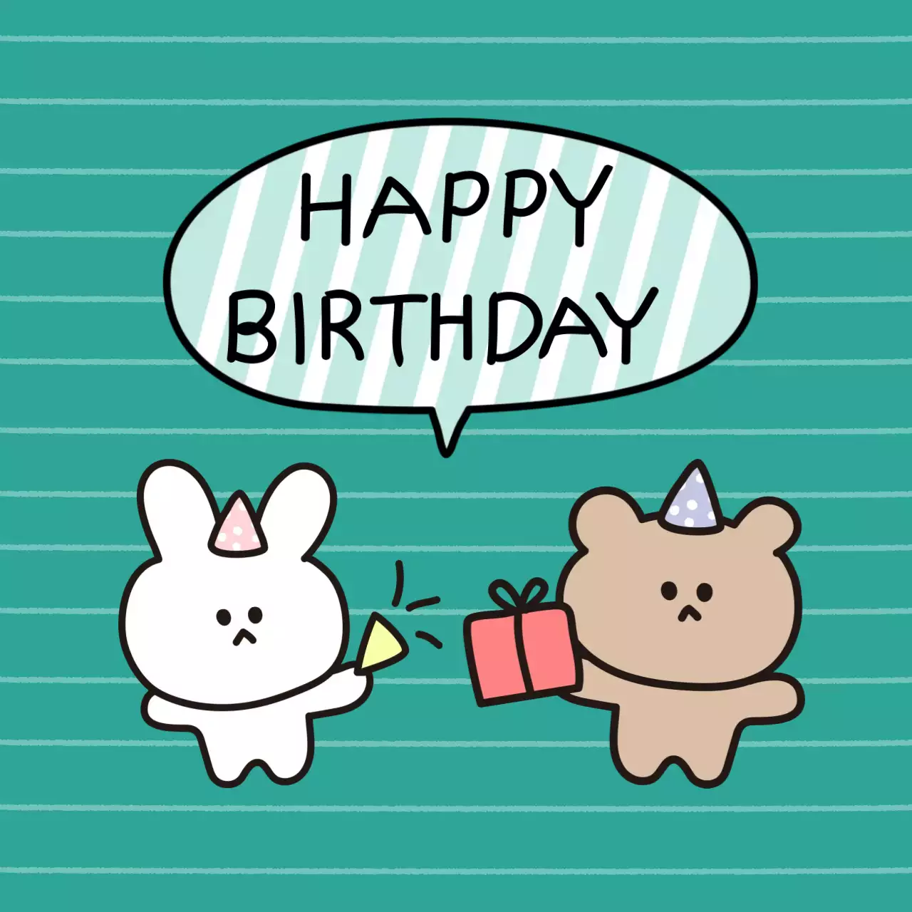 민트 아기자기한 생일 축제