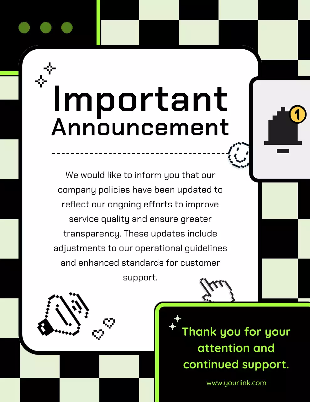 녹색 레트로 비즈니스 발표