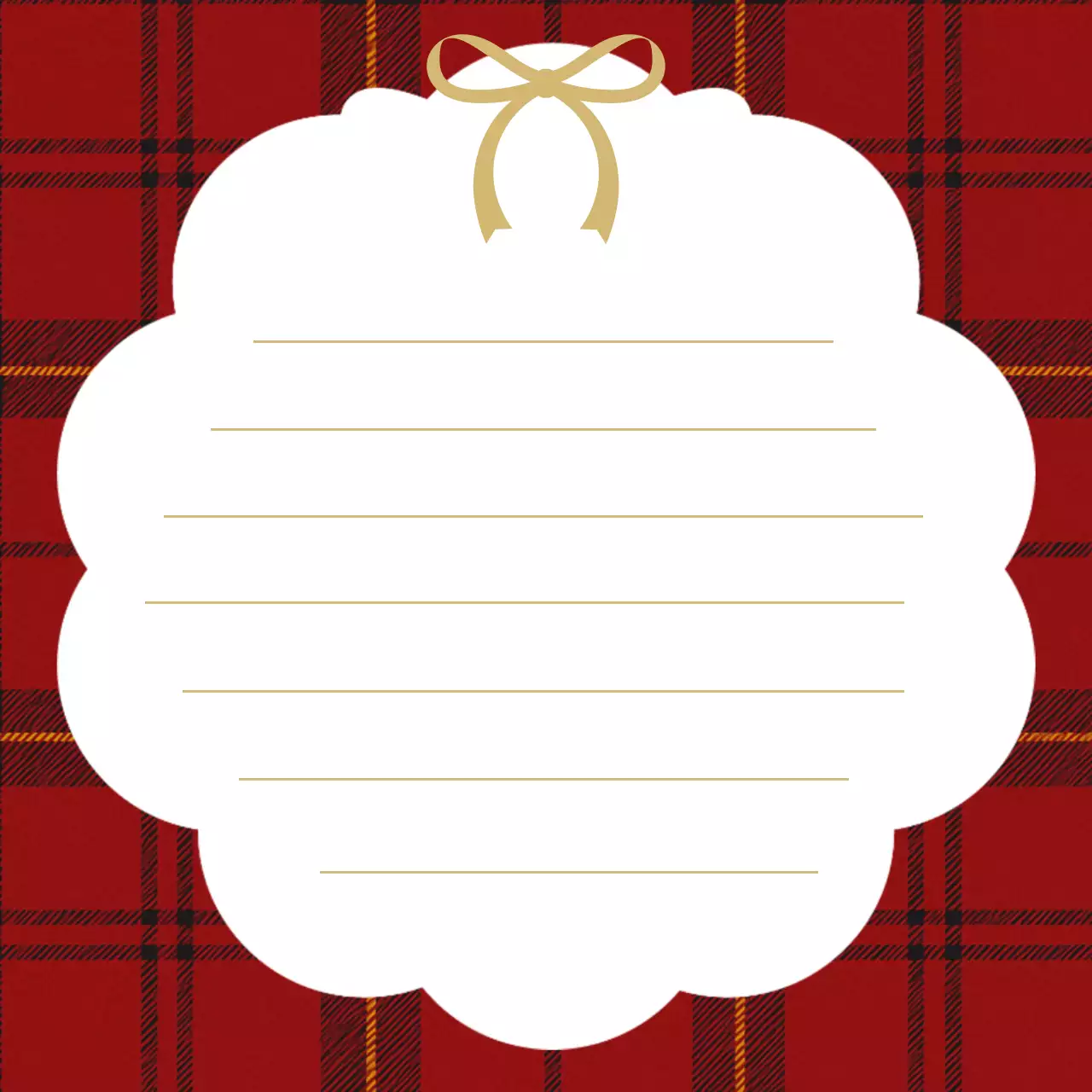 빨강 클래식 기념 편지