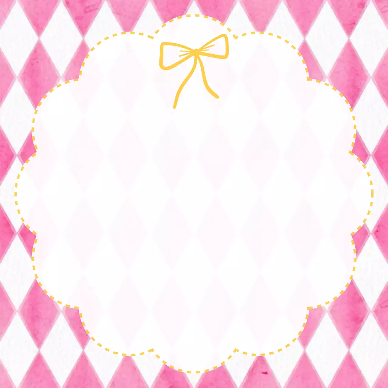 Desain alat tulis bermotif berlian merah muda