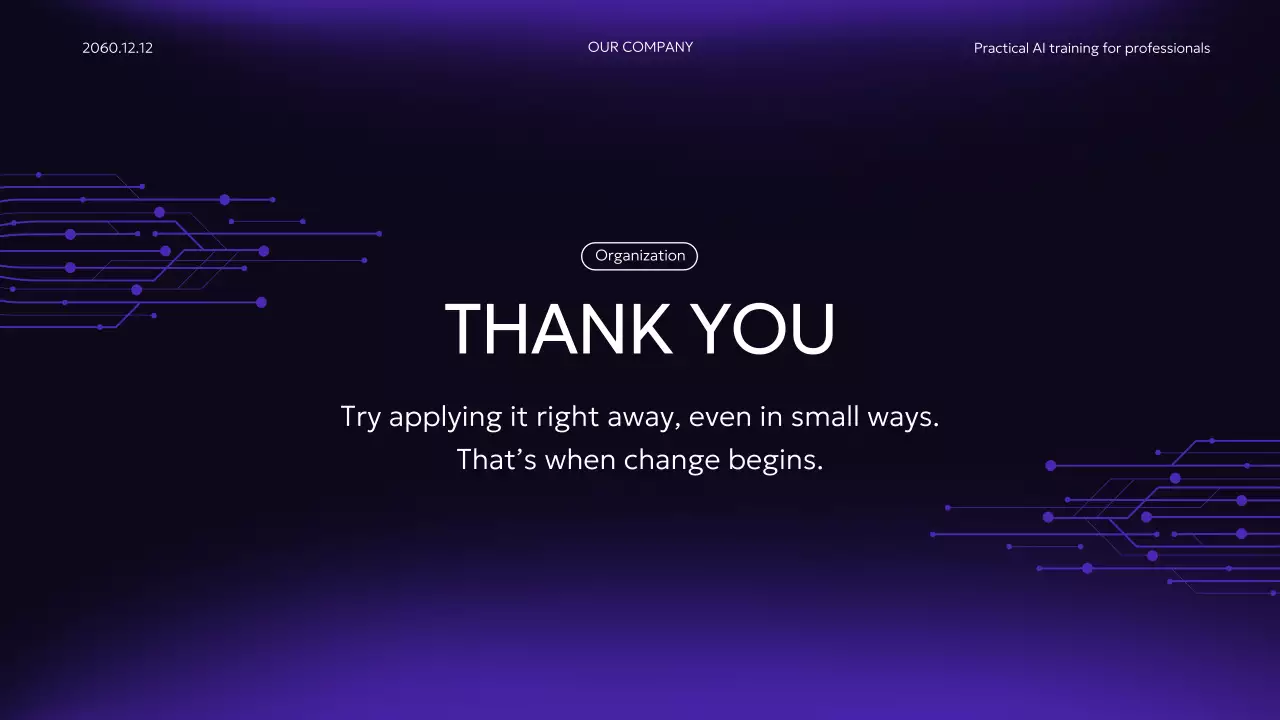 보라색 현대 AI 강좌 발표